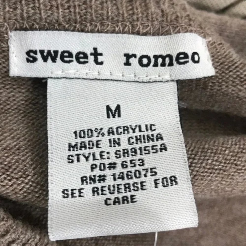 Sweet Romeo Solid Raglan Sweater - Picture 6 of 6